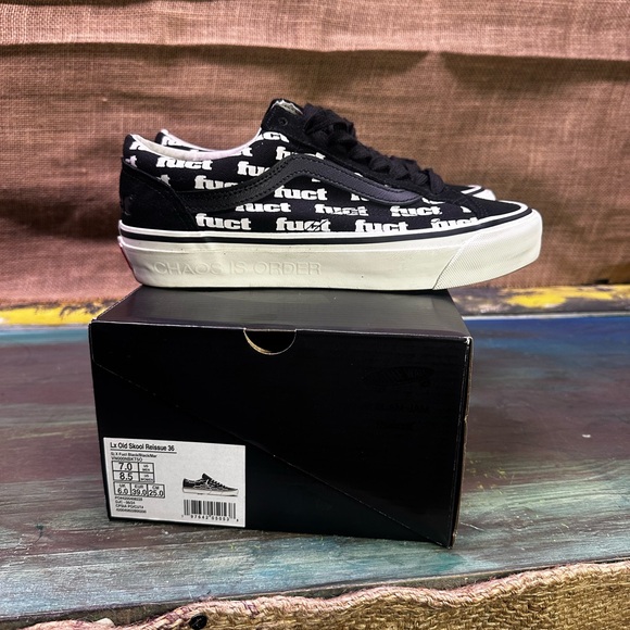 Fuct Vans Slam Jam collab rare sneakers shoes size 7 (men) size 9‎ (women's) NWT - Picture 1 of 6